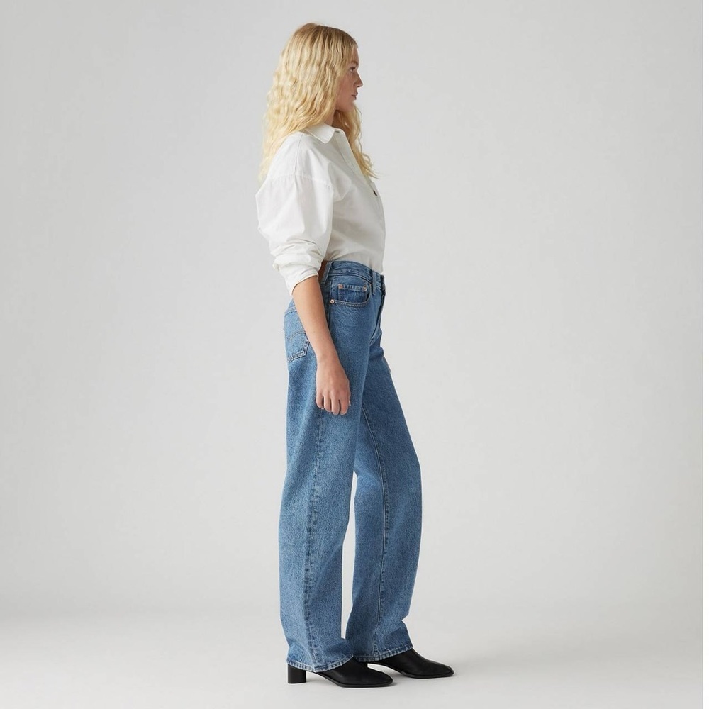 Y2K Vintage Levi's 501 Jeans Straight Fit Medium Wash 36w 34l Skater Baggy